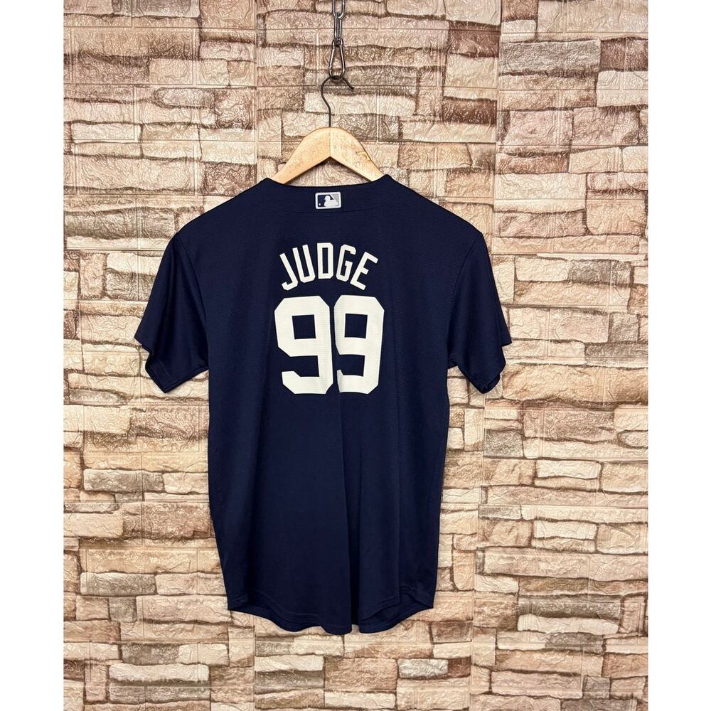 Vintage New York Yankees Aaron Judge #99 Youth Sz Large Majestic NYY - Picture 5 of 6